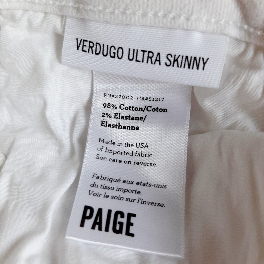 PAIGE VERDUGO ULTRA SKINNY JEANS - Picture 10 of 13